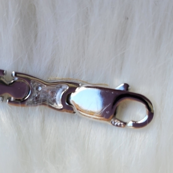 Elegant Sterling‎ Silver Puzzle Bracelet - Picture 3 of 8